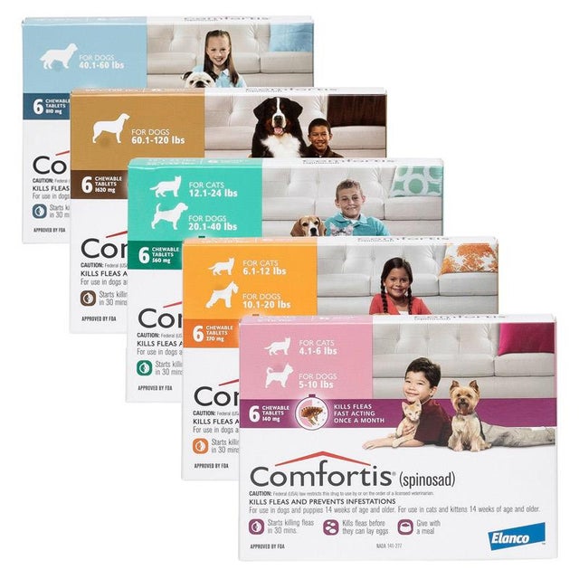 Comfortis green hotsell 6 pack